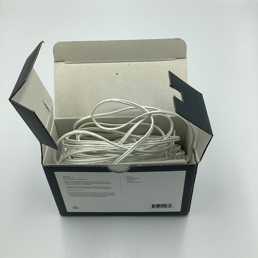 RING PLUG-IN ADAPTER - New Open Box