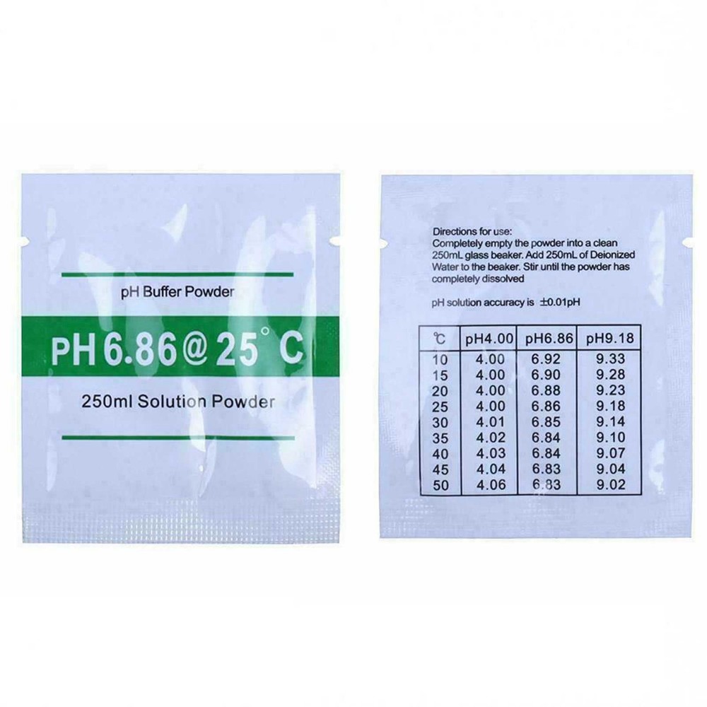 15 Pack pH Buffer Powder Calibration Solution 4.01 6.86 9.18 for Meter Tester 11