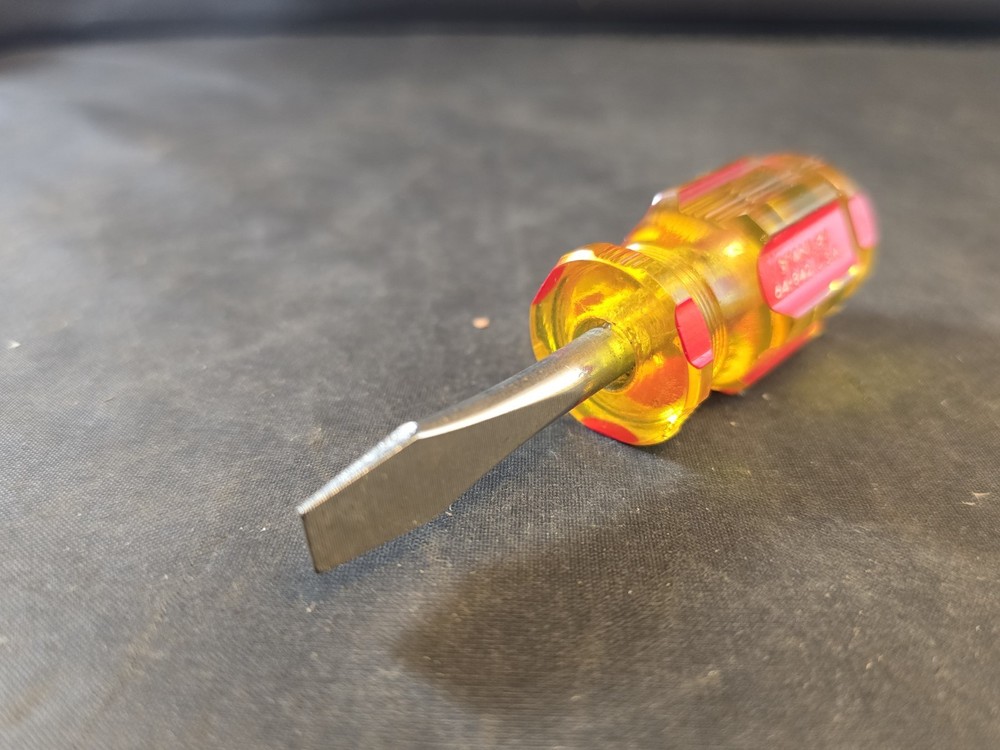 Vintage Stanley Tools USA 64-842 Flat Head Stubby Screwdriver
