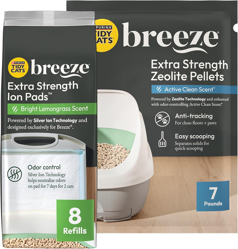 Purina  Breeze Cat Litter Extra Strength Refill Bundle