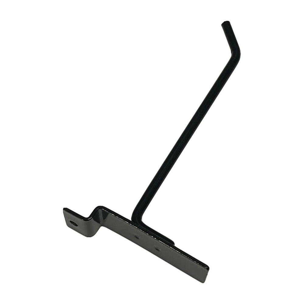 6" Slatwall Hooks, Black, Hanger Display,Display Panel Hooks Wire Metal 2Pc Set