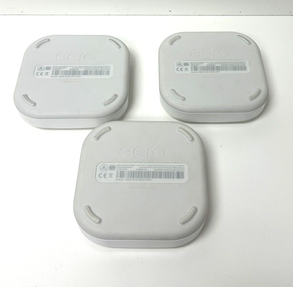 eero Wireless Router Model B0100001 Bundled Power Supply - 3 Pack