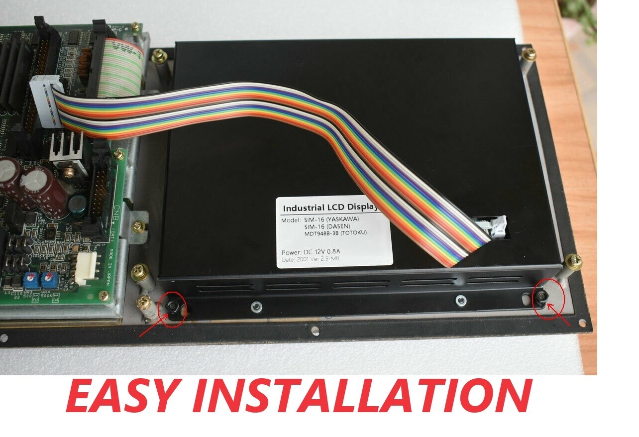 DIRECT LCD REPLACEMENT MONITOR FOR YASNAC SIM-16 MDT948B-3B HMK-399 CRT