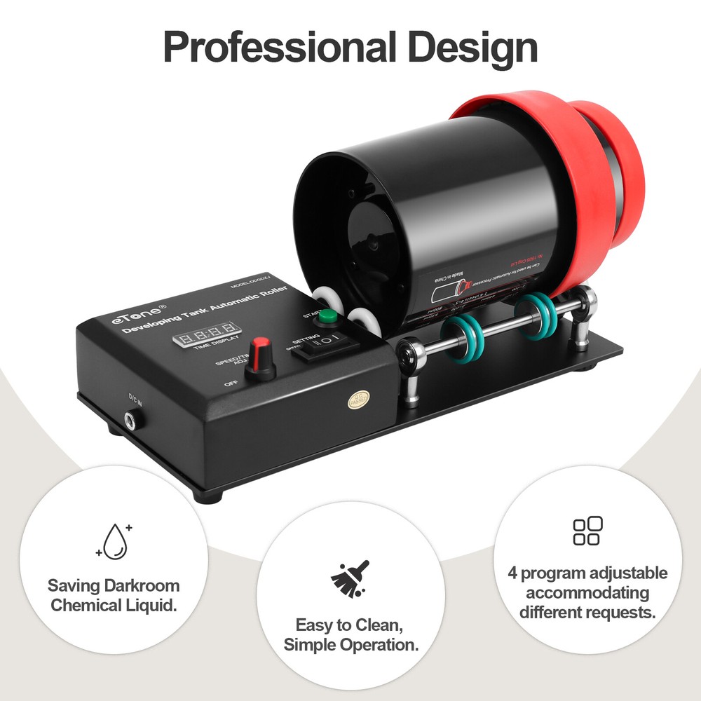 Automatic Darkroom Film Processor Machine For Jobo AP+ 3 Spirals Developing Tank
