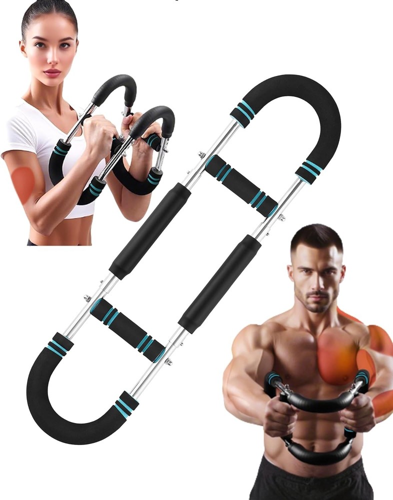 Twister Arm Exerciser, Adjustable Spring Workout Bar, Forearm Triceps Chest Inne