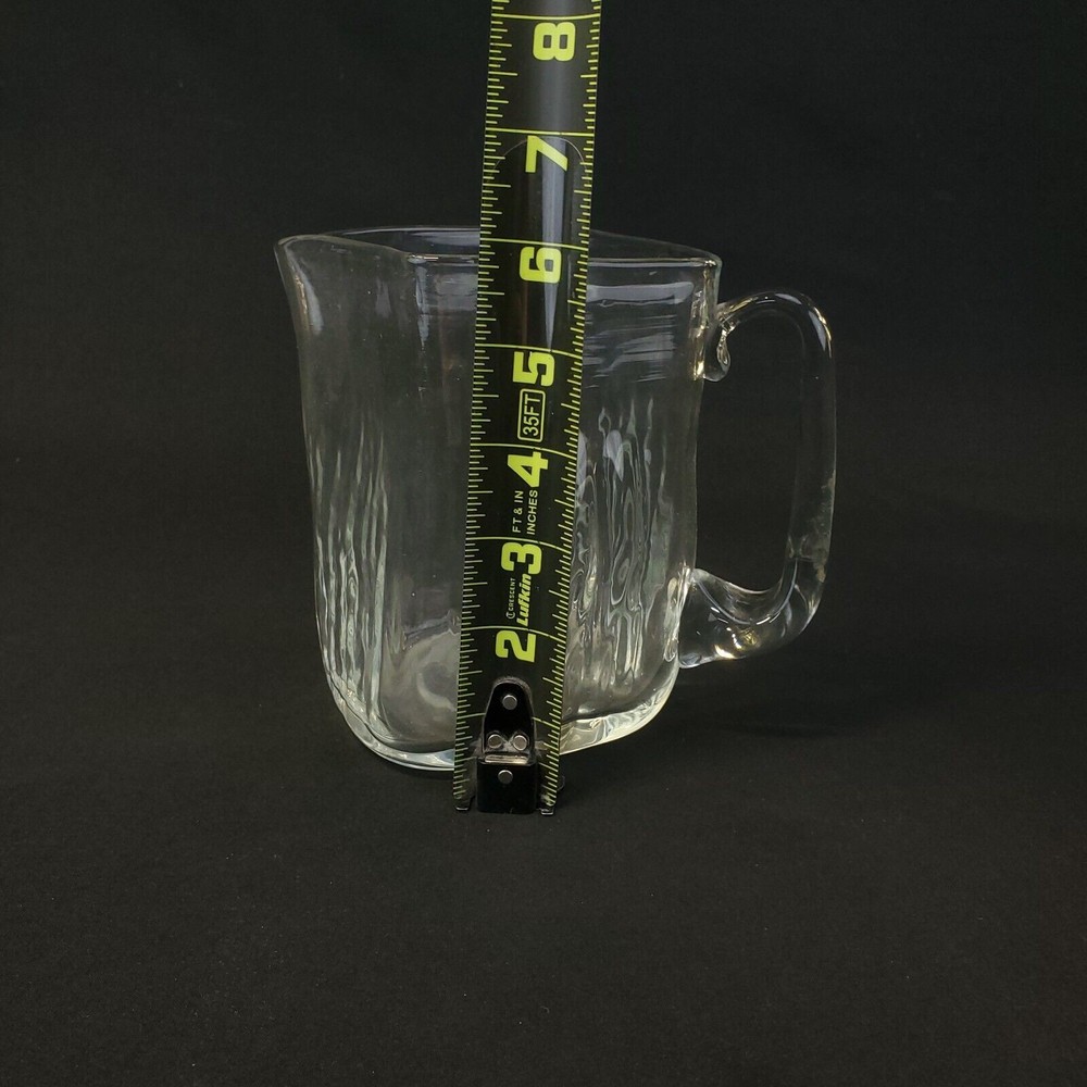 Unique Glass Pitcher - Art Glass Kitchenware - Elegant Stylish Drinkware