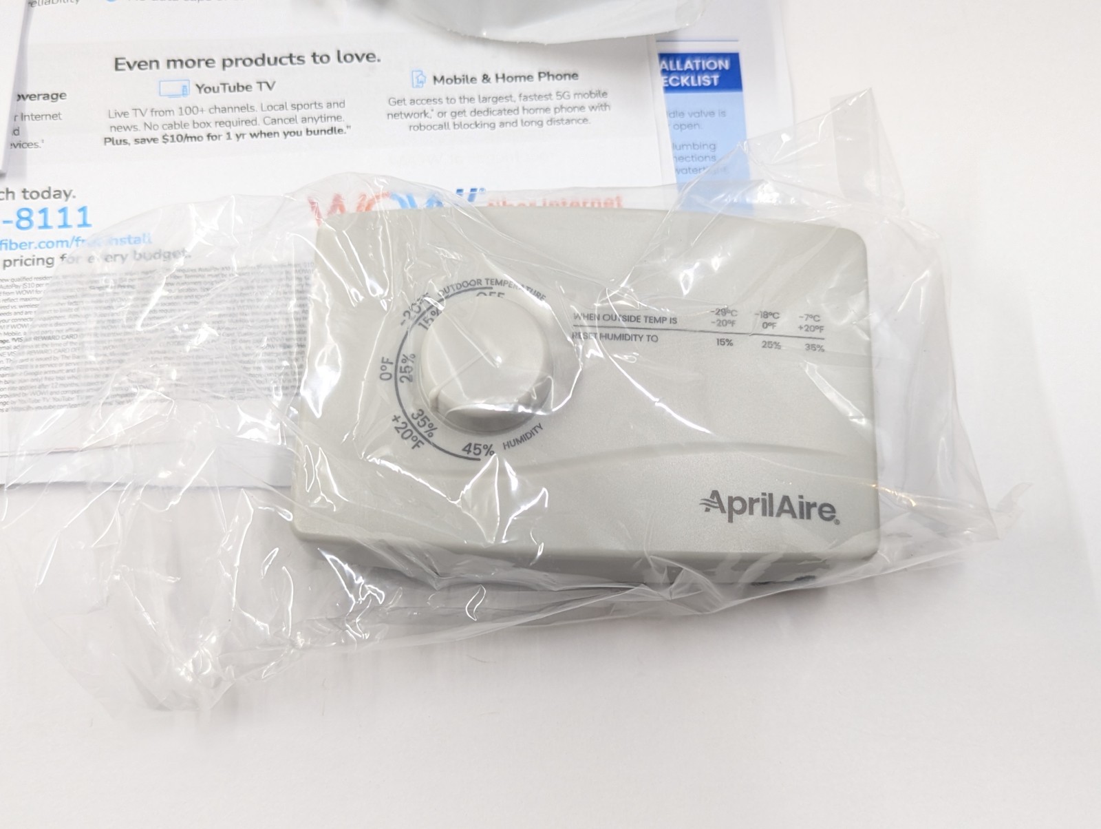 AprilAire 700M Whole-House Humidifier Manual Fan Powered Untested Unsure If Work