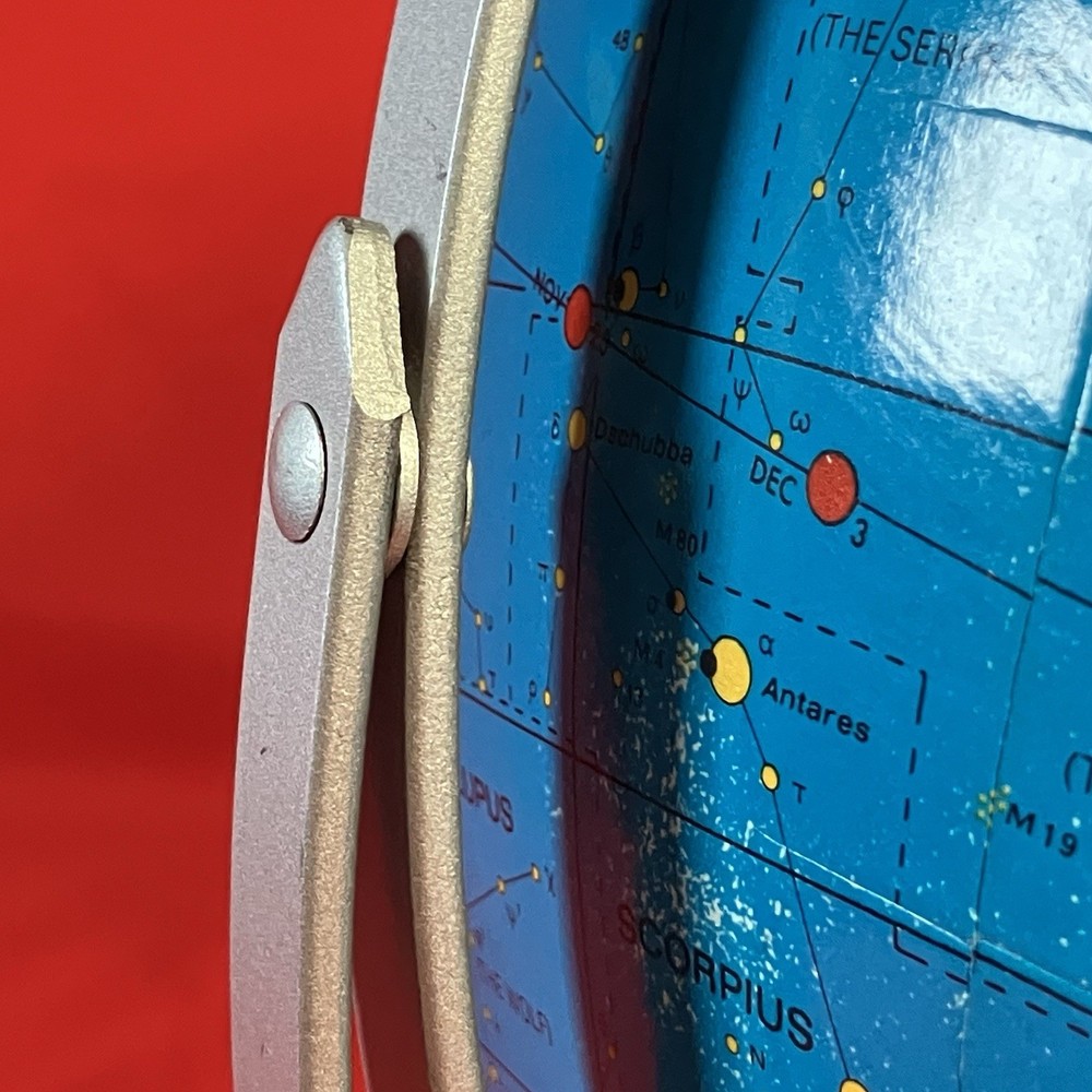 Vintage 12" Apollo Celestial Globe Replogle 1971 / Star Constellation / Flaw