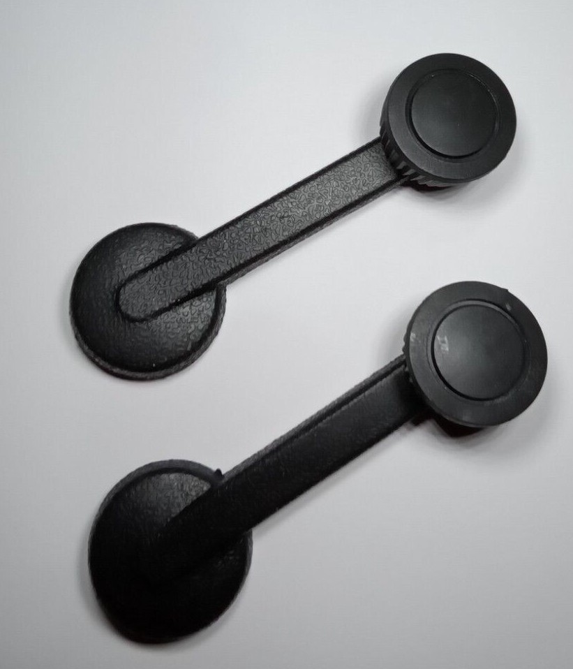 WINDOW WINDER CRANKS HANDLES SET OF 2 VOLKSWAGEN T1 BUG BEETLE 1968-1974