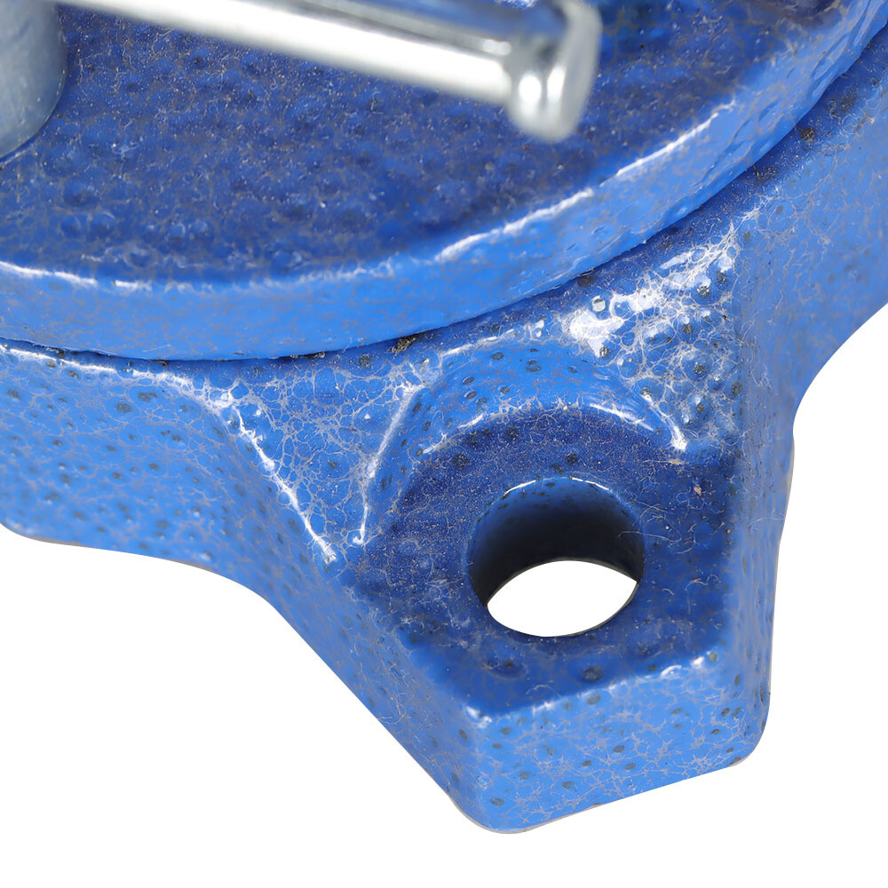 4.5" Bench Vise with Anvil Swivel Locking Base Table top Clamp Heavy Duty Vice