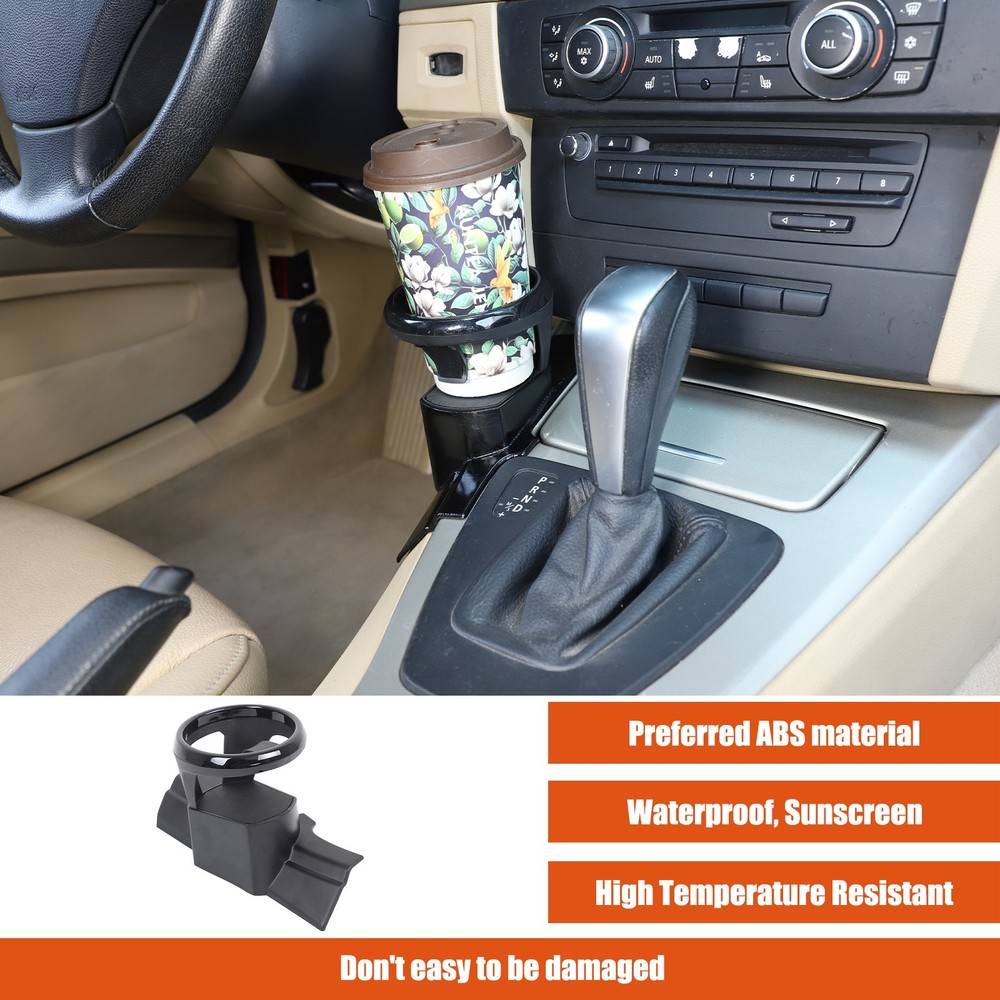 ABS Black Dashboard Left Side Cup Holder For BMW 3 Series E90 E91 E92 2005-2012