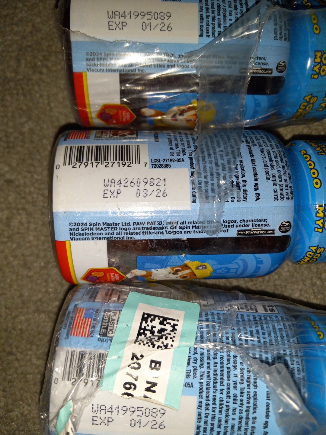 3x Lil'Critters 60 Gummies Multivitamin