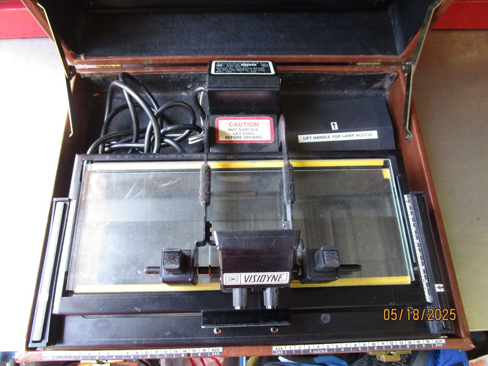 Vintage Visidyne Microfiche Machine Model SKII-A