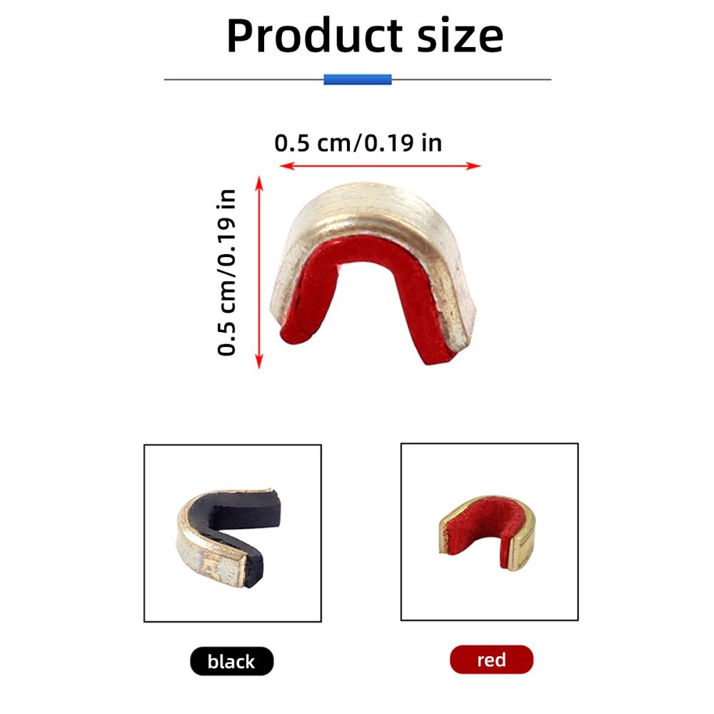 40 Packs Bow String Nock Points Arrows Bowstring Brass Nocking Point Set Archery