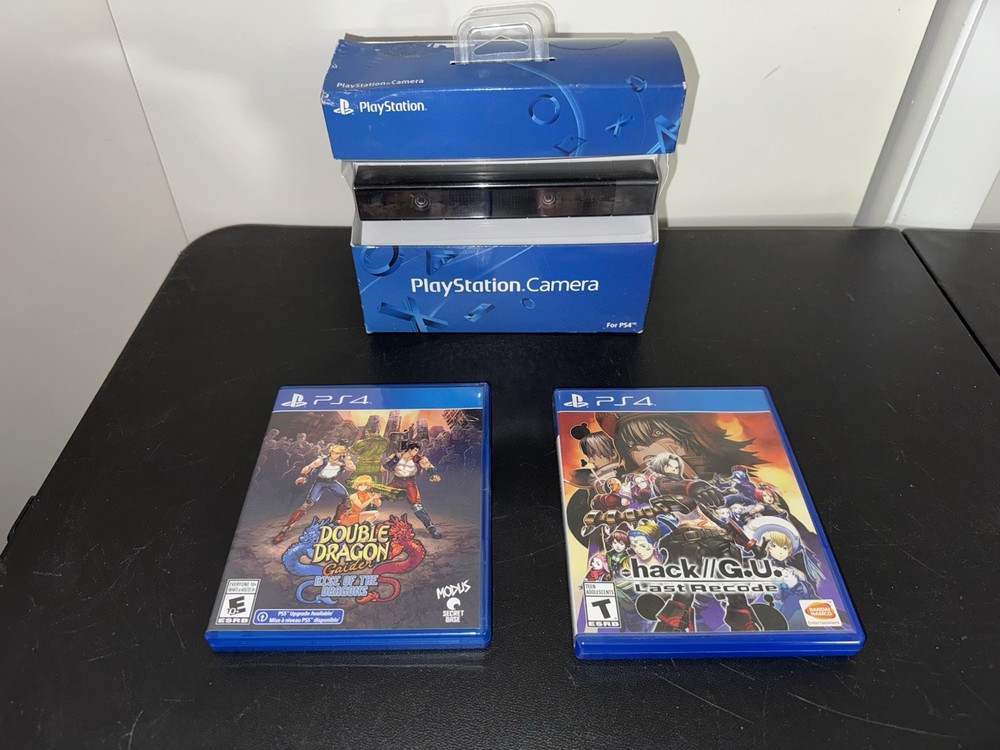 New Sony PlayStation PS4 PSVR Camera Motion Sensor & Games Double Dragon .Hack