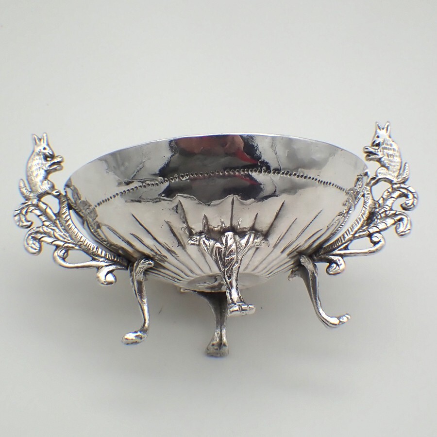 Sun Design Silver Bowl Squirrel Handles