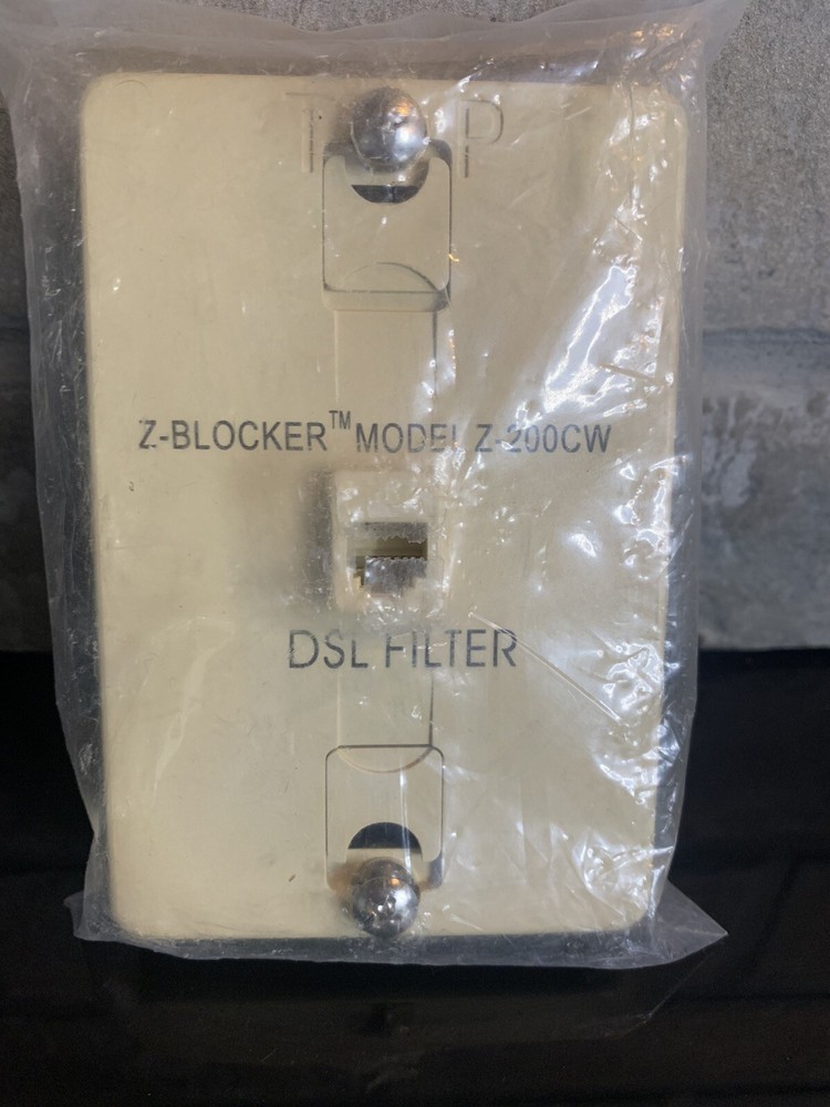 Excelsus Technologies Z-Blocker Microfilter Model Z-200CW DSL Filter New Sealed