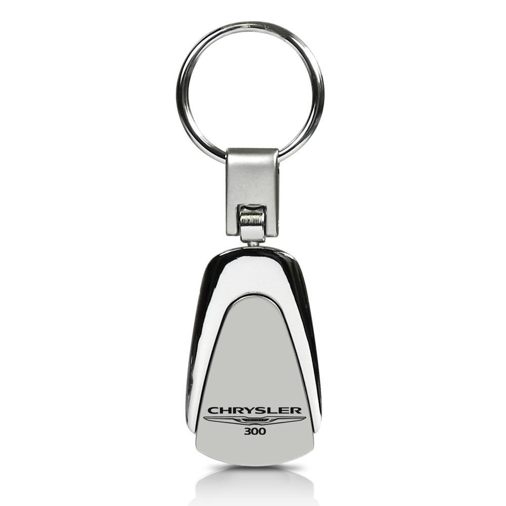 Chrysler 300 Chrome Tear Drop Key Chain