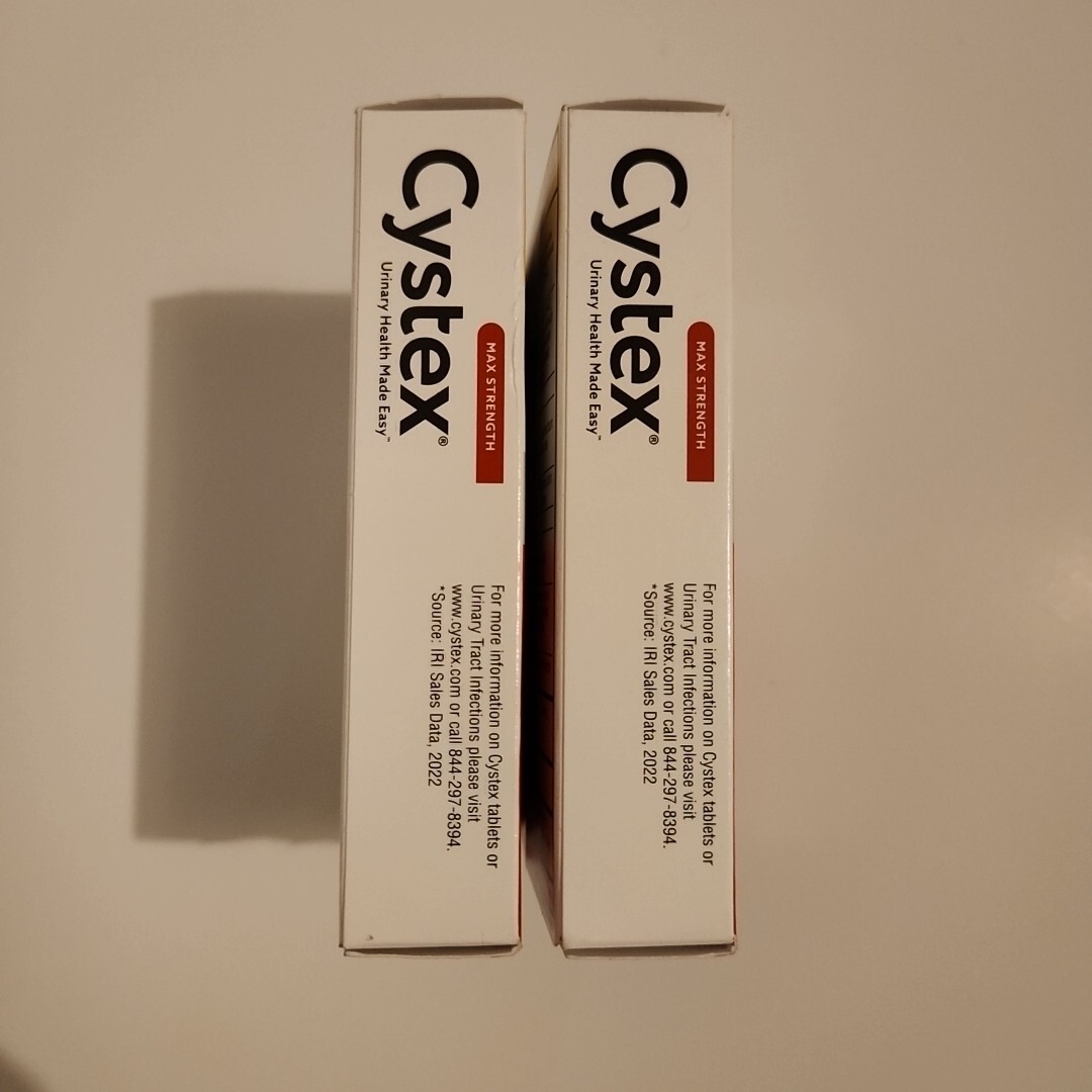 Cystex UTI Pain Relief Maximum Str Relieves Pain Urgency Urinating X2 Exp 2024+
