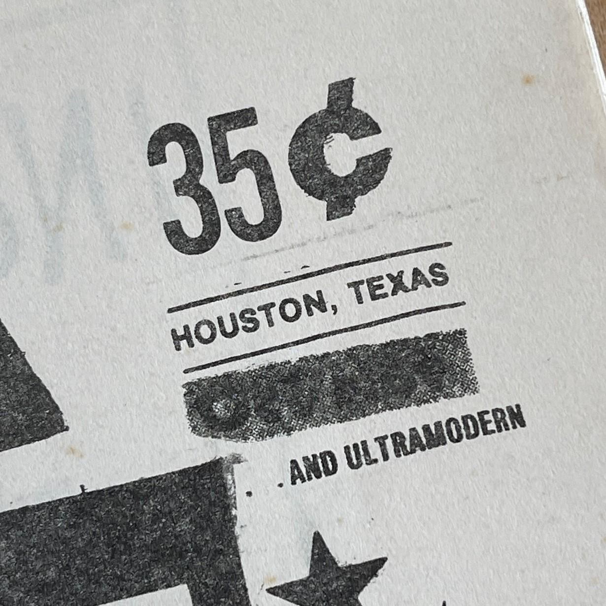 ULTRA Vol 1 No 3 1978 Local Houston Yippie Proto Punk Leftist Political Magazine