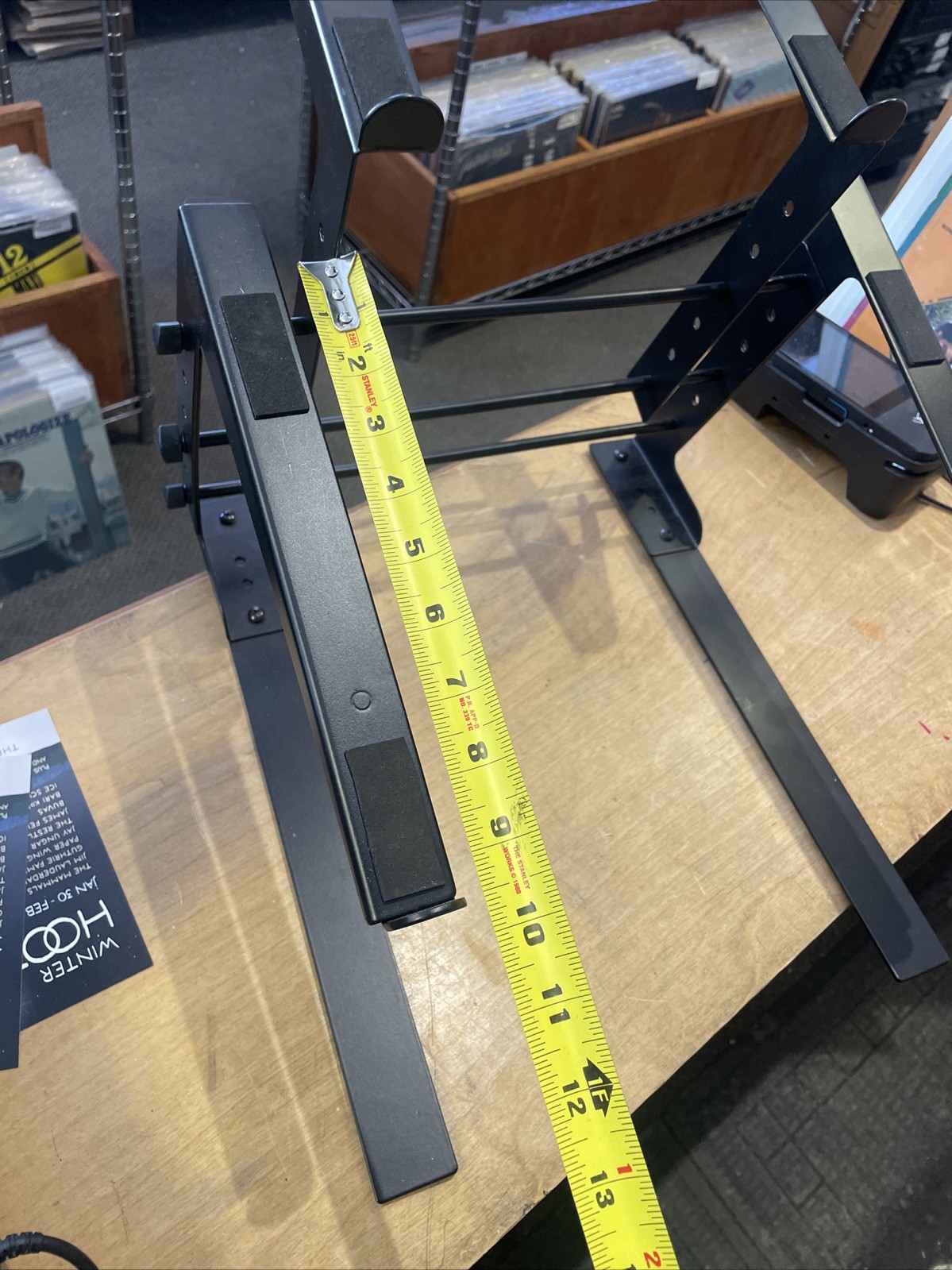 Used DJ Laptop & Controller Adjustable Black Metal Stand Ships Disassembled