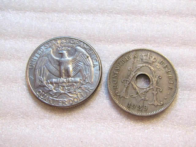 1929 Belgium 10 Centimes Coin