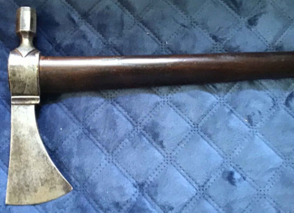 Old NATIVE AMERICAN AUTHENTIC Early ANTIQUE TOMAHAWK Pipe Head Un-Drilled Handle