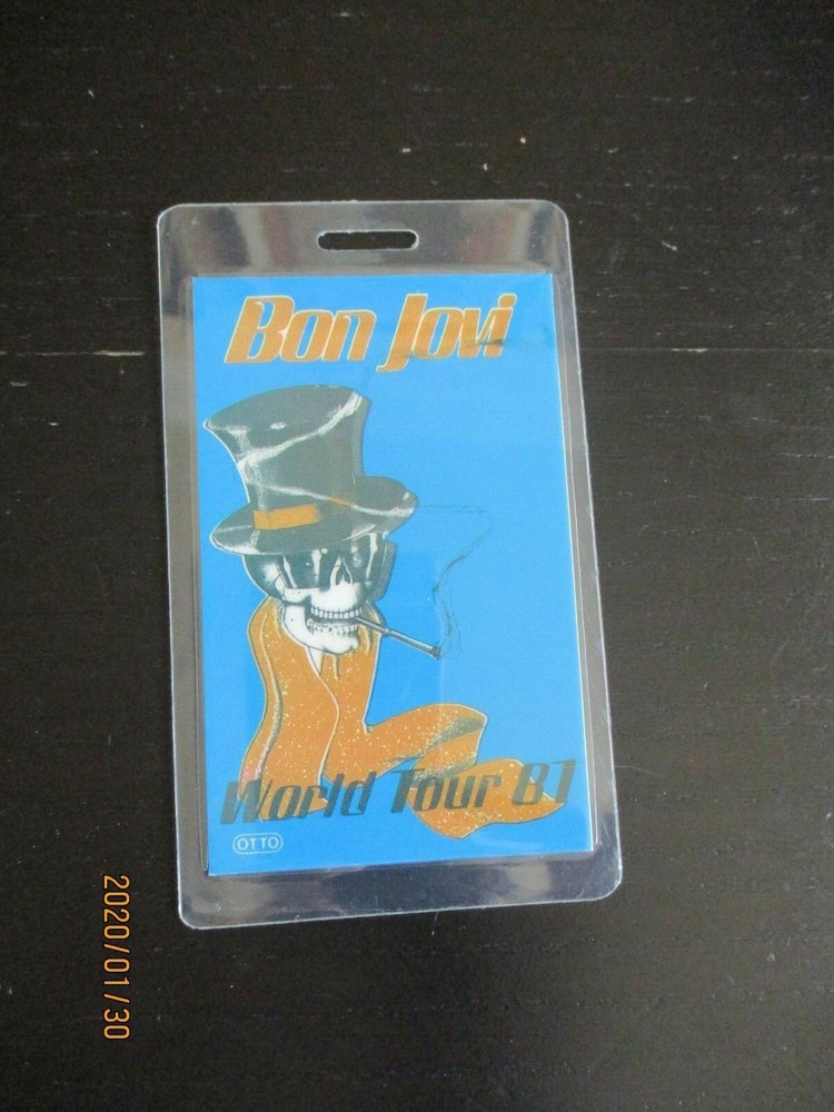 BON JOVI WORLD TOUR 1981 LAMINATE
