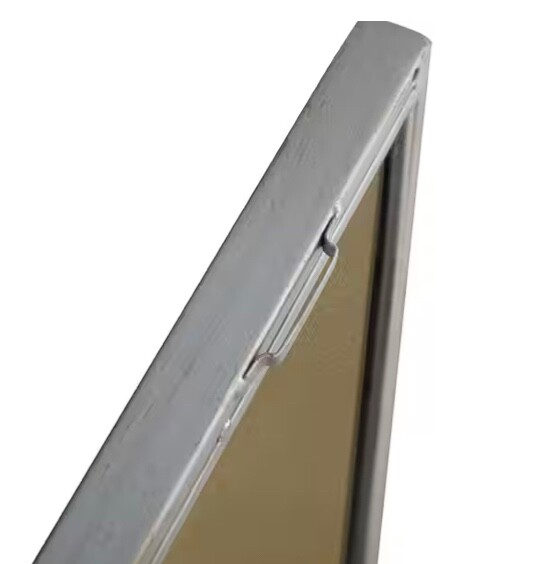 Living District Elegant Decor MR4076S Wall Mirror Rectangular Silver 40" X 24"
