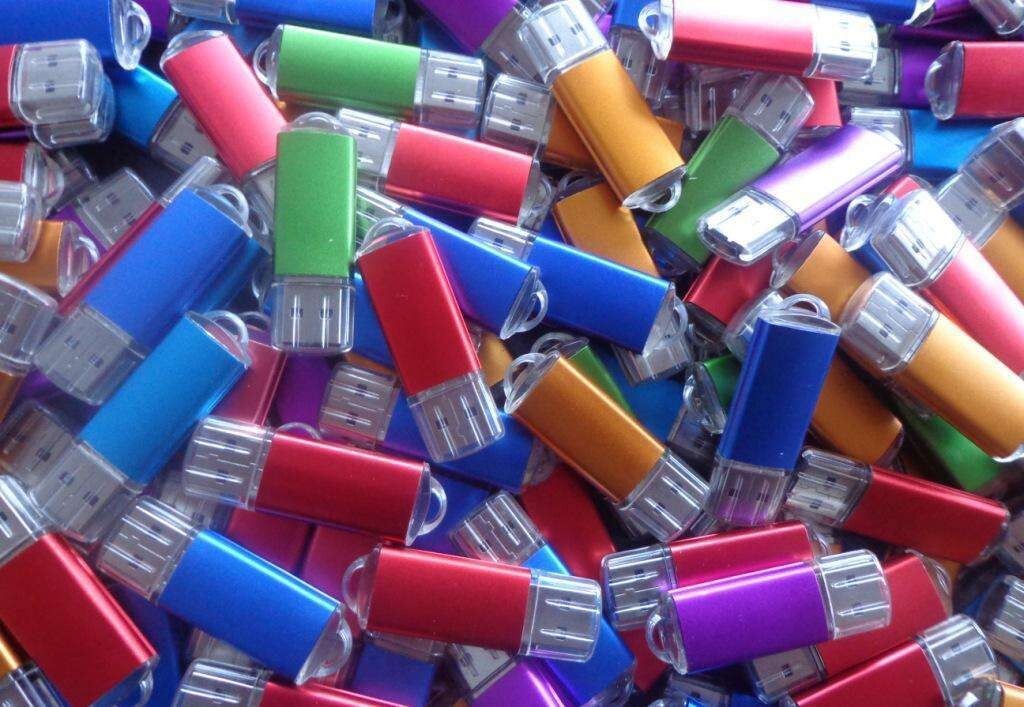 5/10 Pack Keychain USB 2.0 Flash Memory Stick Thumb Jump Drive U Disk Pendrive