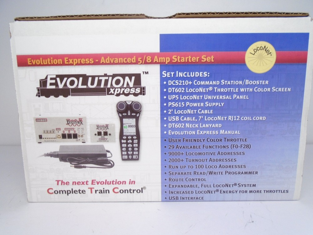 Digitrax Evolution Express DCC set with 5 amp power supply