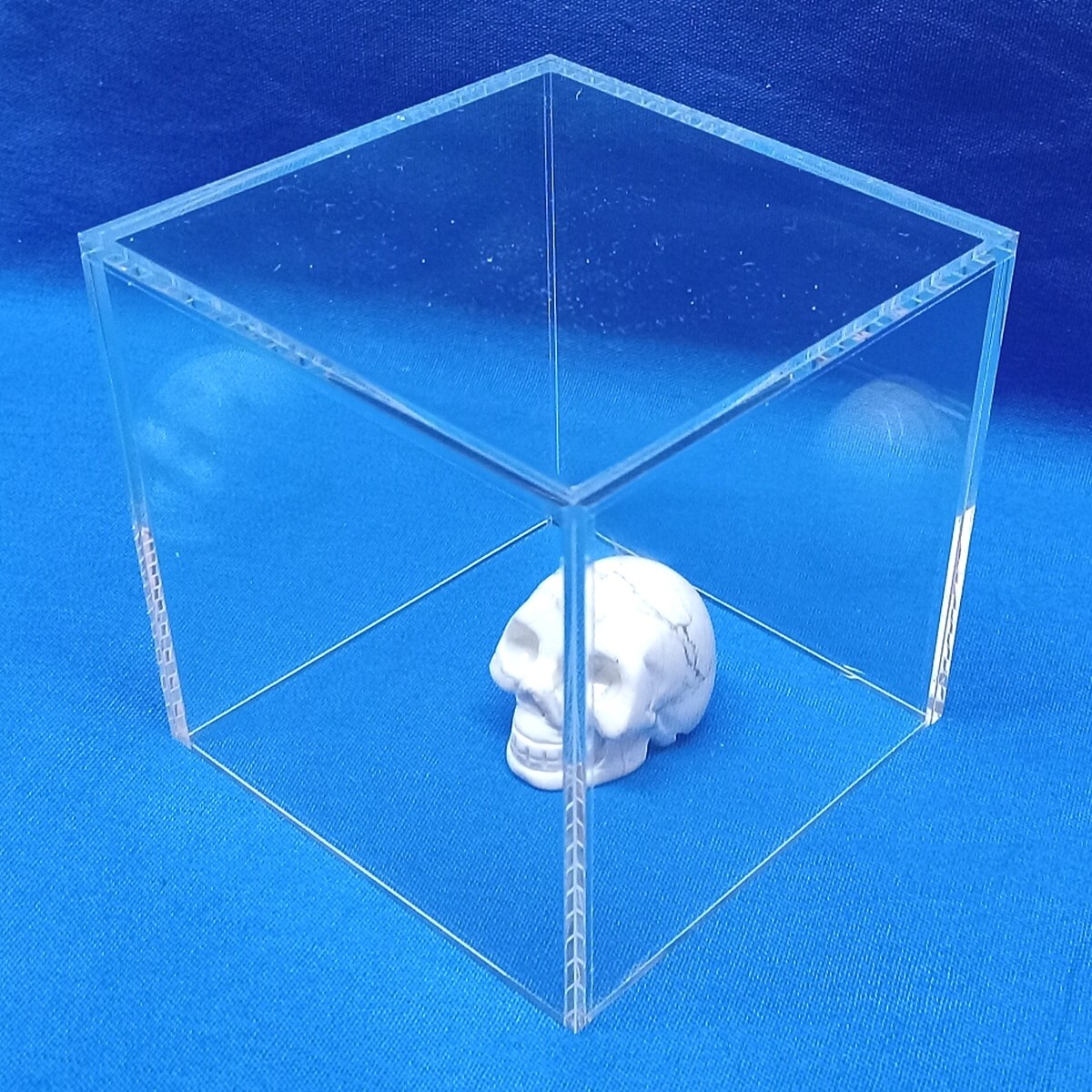 Clear Acrylic 5-Sided Cube 3" x 3" x 3" - Open One Side - FREE SHIPPING