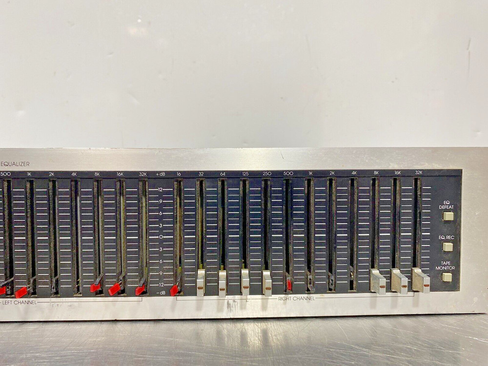 Sherwood EQ-200 Stereo Graphic Equalizer /Tested