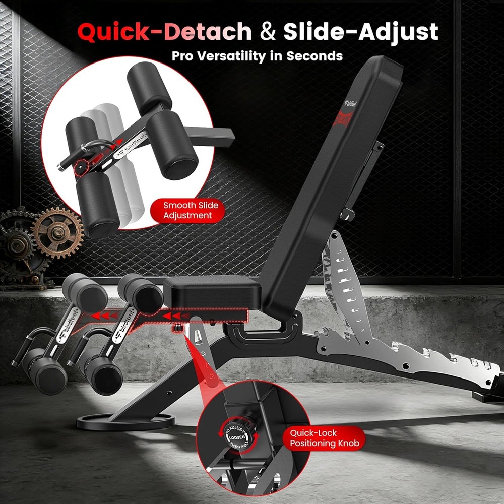Adjustable Foldable Weight Bench for Home Gym Strength Training Workout Bench