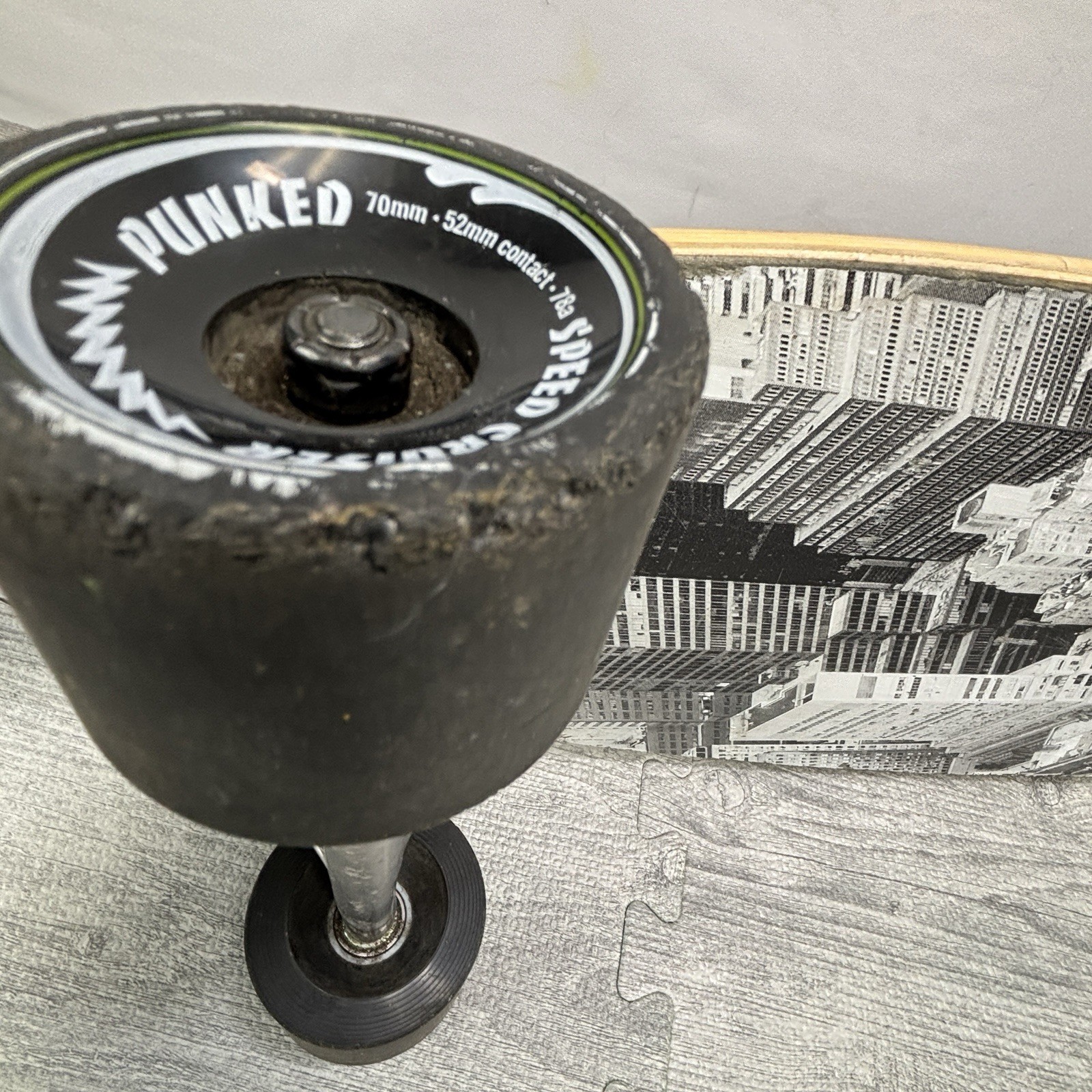 Yocaher Longboards Wood Speed Cruiser Wheels Tsunami Skateboard NYC Skyline