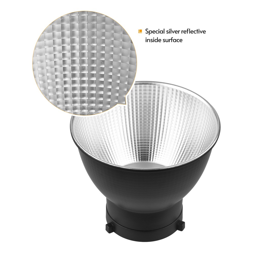 7 Inch Standard Reflector Diffuser Lamp Shade Dish with for Bowens Mount M1E3