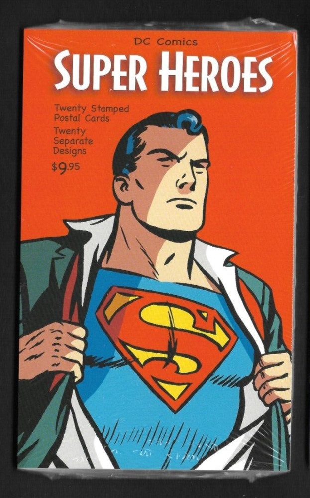 US 2006 DC Comics Super Heroes 20 Postal Cards Unopened Original Packaging |
