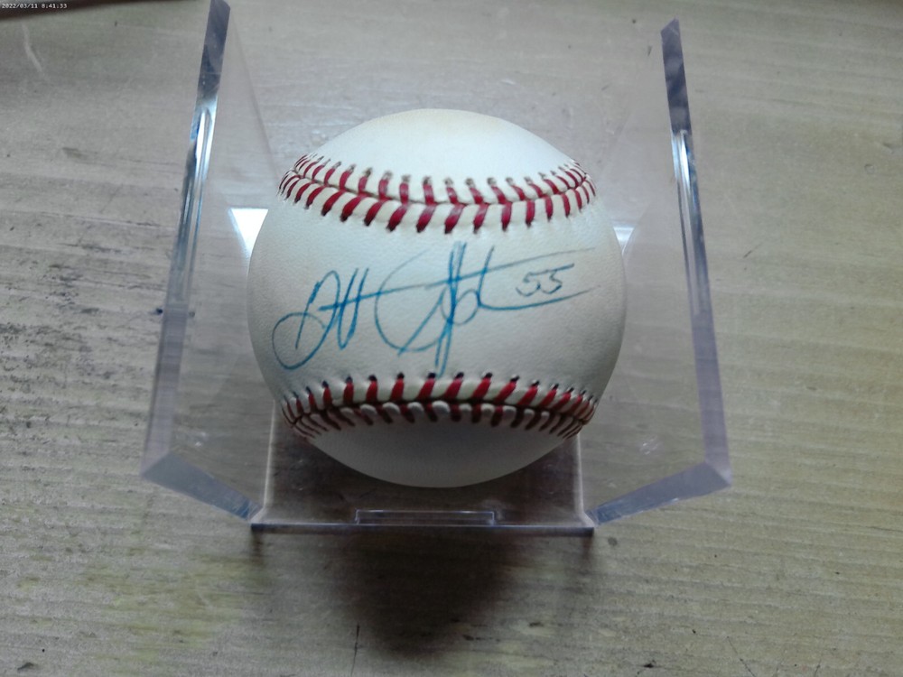 GARRET STEPHENSON AUTOGRAPHED BASEBALL NO COA