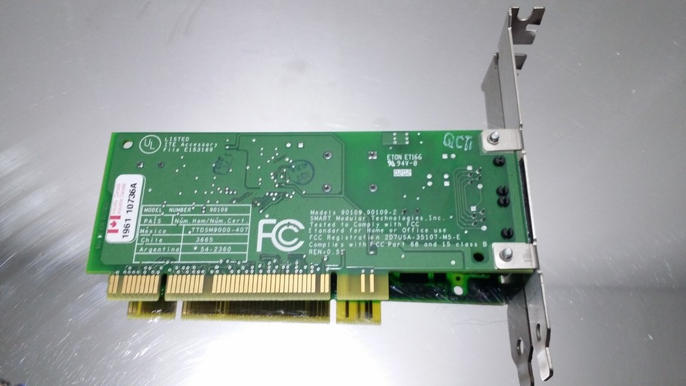 Smart Modular Technologies 56k PCI Modem Model 90109-2B4 Network Adapter Card