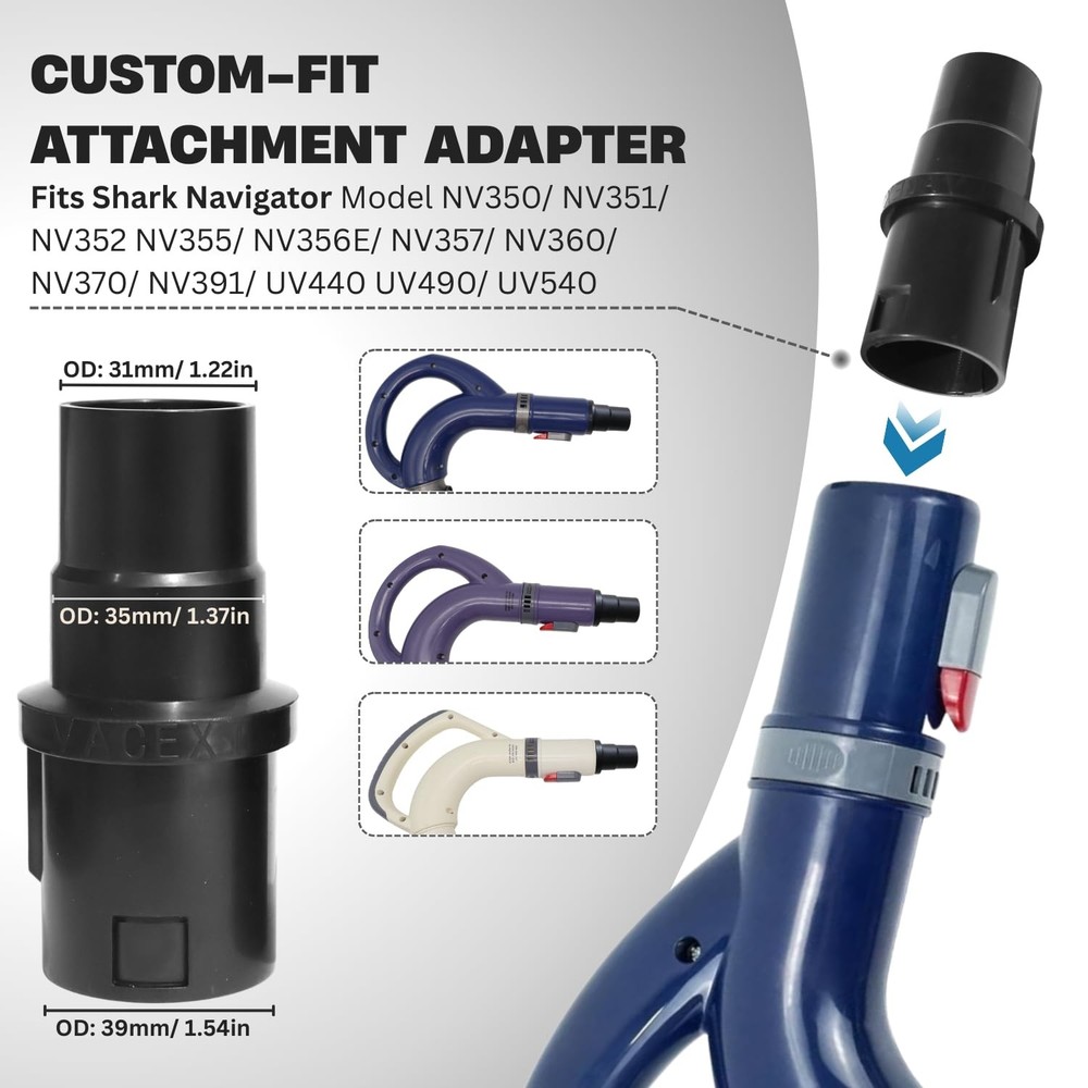 Universal Vacuum Hose Adapter set, set
