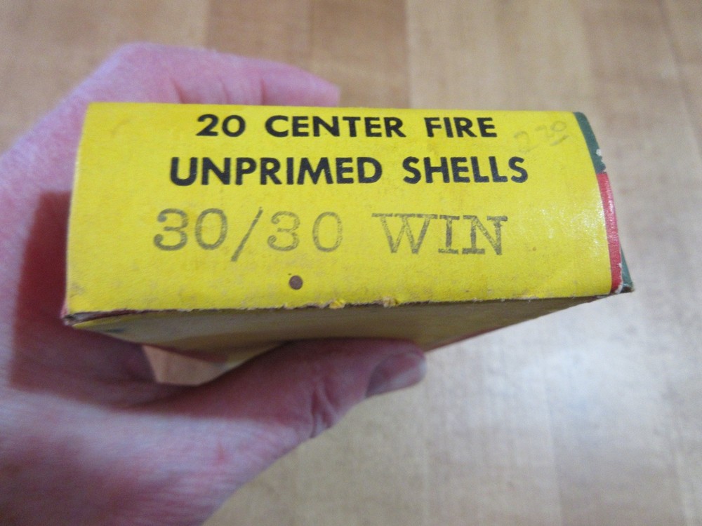 Empty Ammo Box Remington Kleanbore Unprimed 30 30 box no insert (w21) # 25