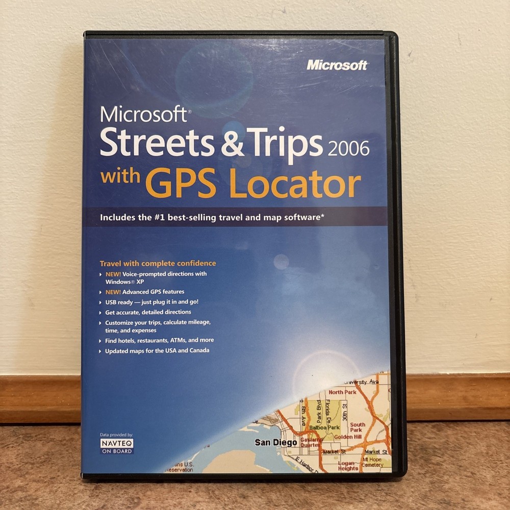 Microsoft Streets & Trips 2006 - 2 Disc Set - No Inserts