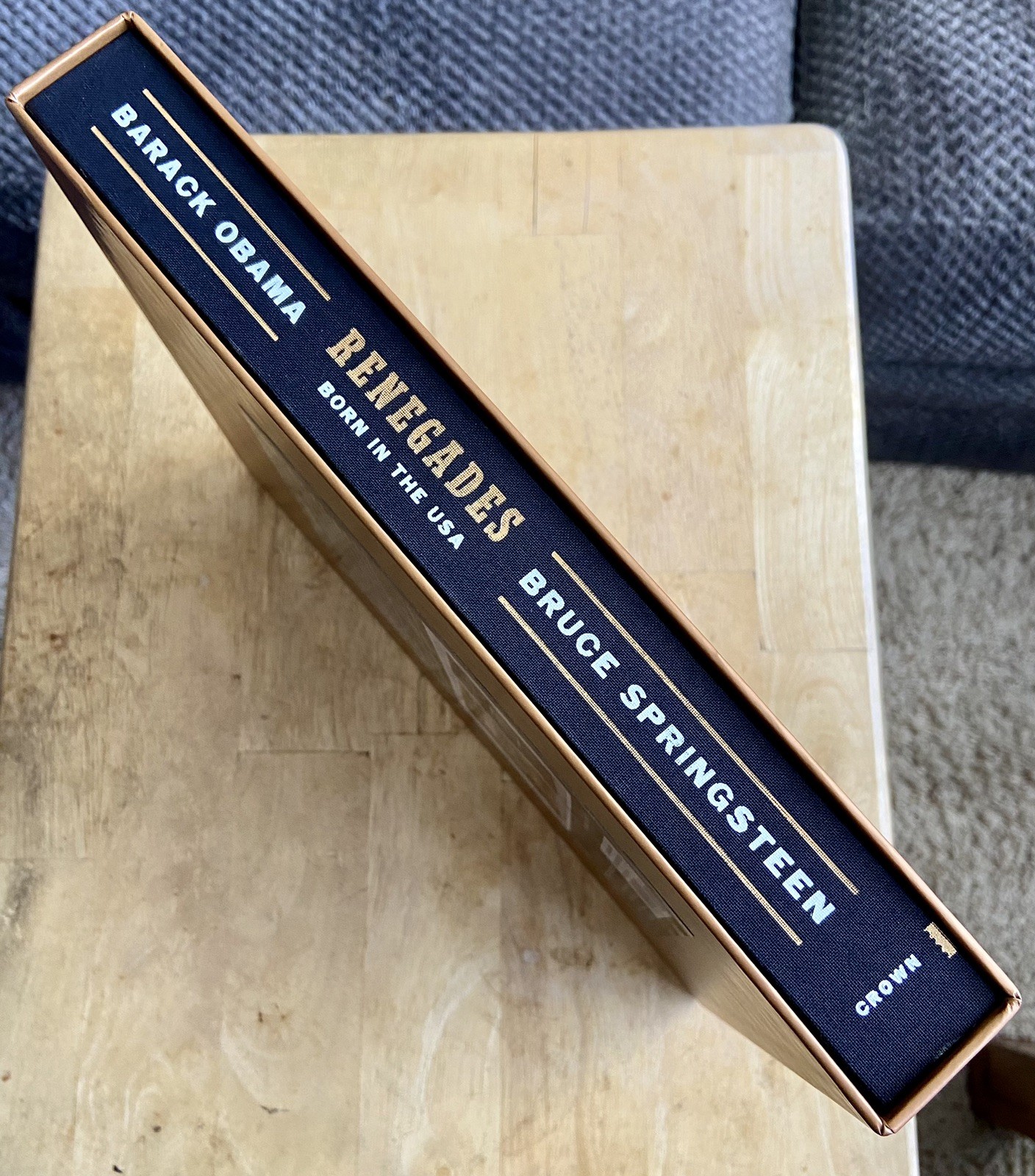 GEM! Bruce Springsteen/Barack Obama Renegades Deluxe Edition DUAL SIGNED Book