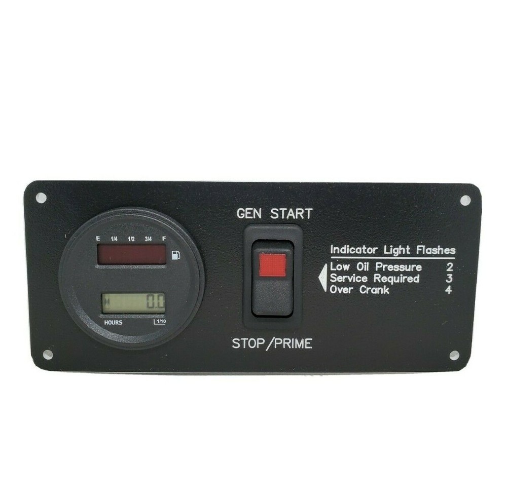 POSITRON GEN START SWITCH & DIGITAL HOUR METER w/INDICATOR LIGHT *B3