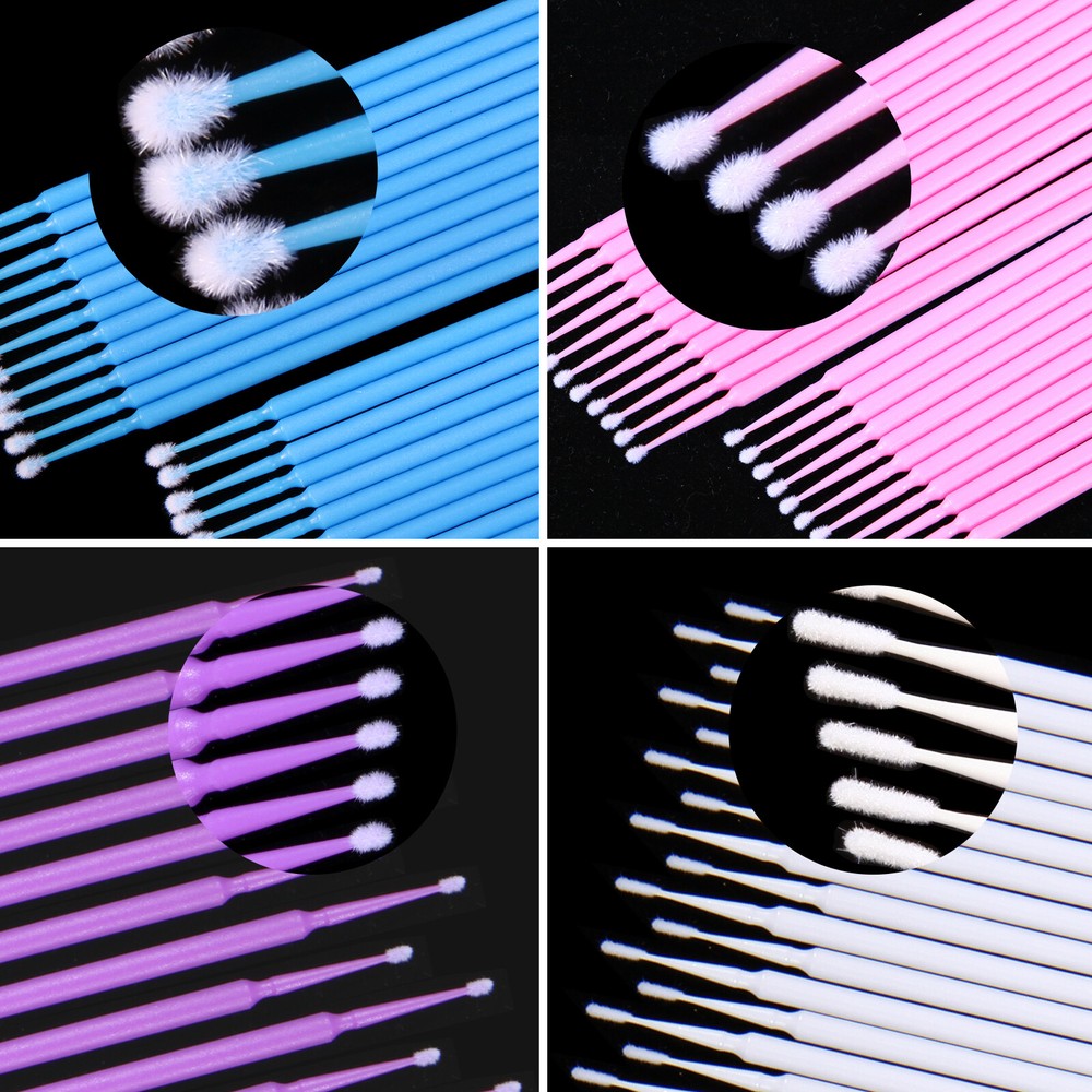 Micro Brushes Applicators Microbrush Dent (Regular,Fine,Super Fine) 10 colors