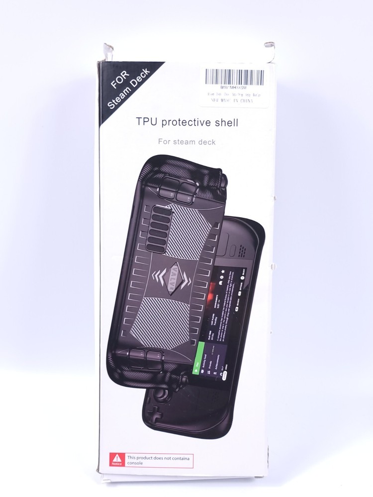 Protective Case Soft TPU Grip Cover For Steam Deck Console Shockproof Skin Shell