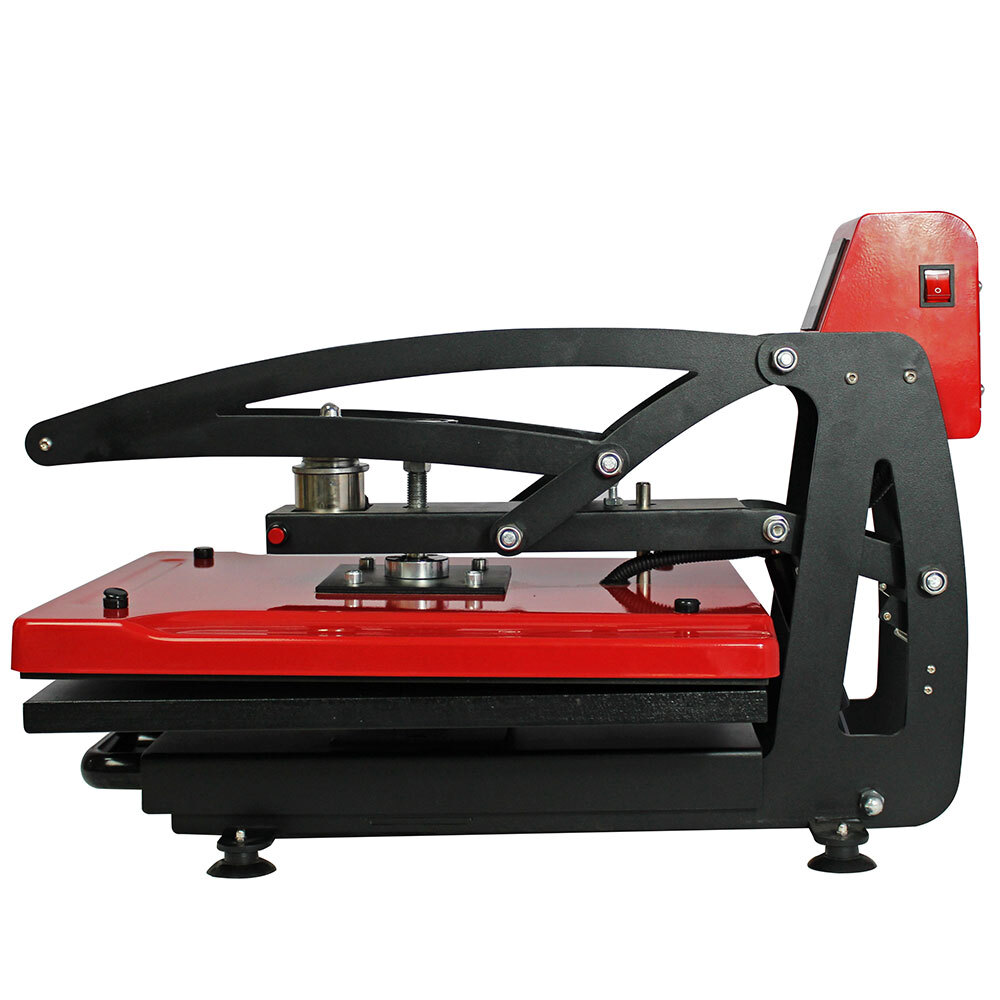 Auto Open 16 x 20 ClamShell Heat Press Machine Vertical Version Slide Out