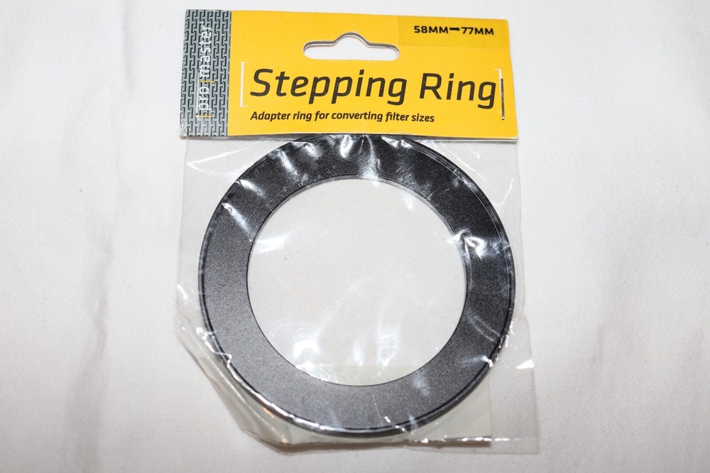 Pro Master Stepping Ring - 58mm to 77mm #7302 - New in Sealed Package