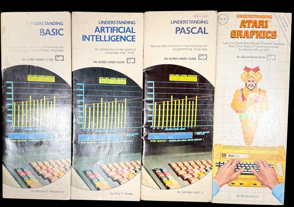 Alfred Handy Guide's Understanding: Pascal, AI, Basic, & Atari Graphics Books
