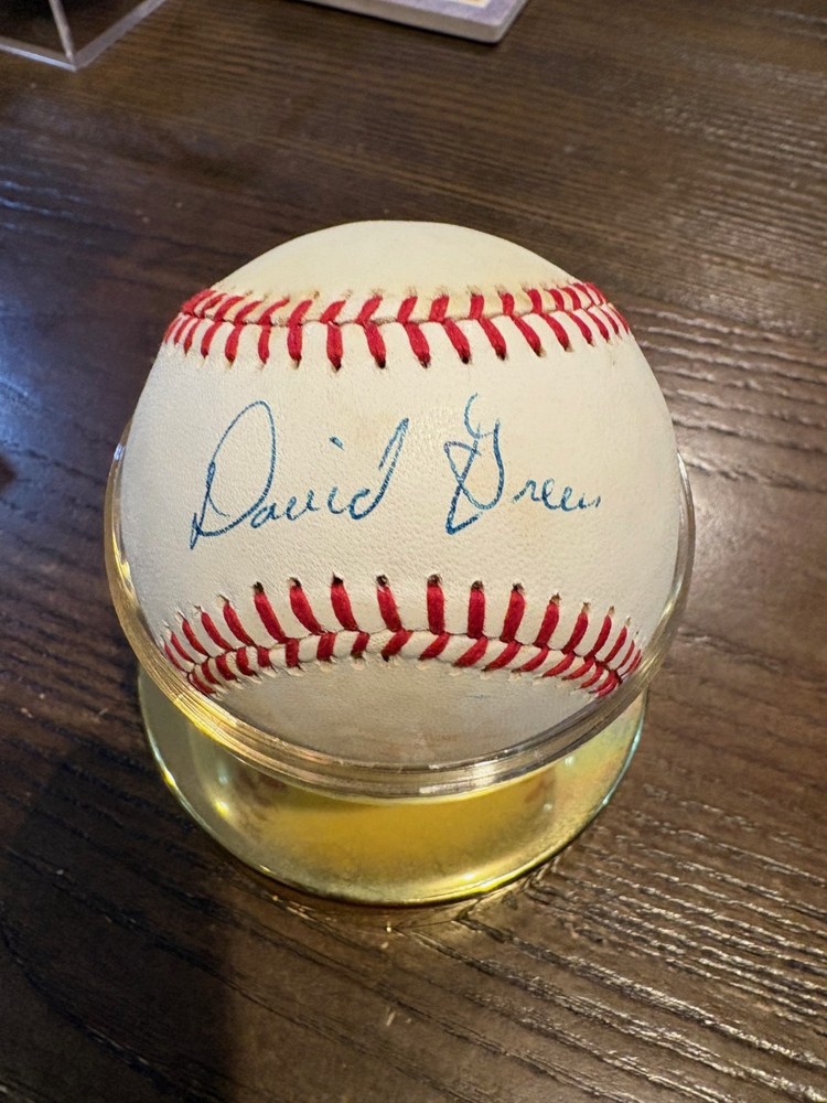 DAVID    GREEN     MLB       SIGNED     BASEBALL